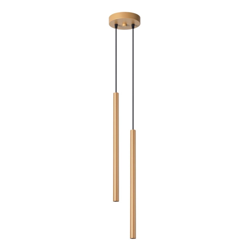 Candelabro suspenso PASTELO 2xG9/8W/230V dourada