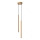 Candelabro suspenso PASTELO 2xG9/8W/230V dourada