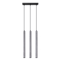 Candelabro suspenso PASTELO 3xG9/8W/230V betão