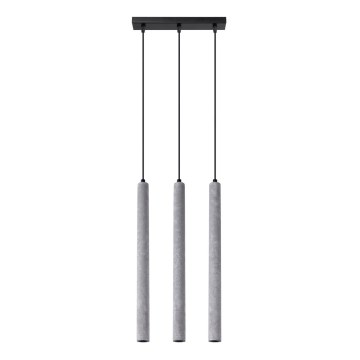 Candelabro suspenso PASTELO 3xG9/8W/230V betão