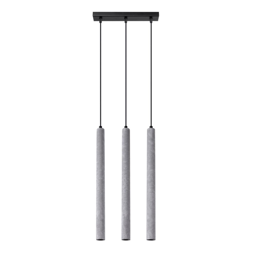 Candelabro suspenso PASTELO 3xG9/8W/230V betão
