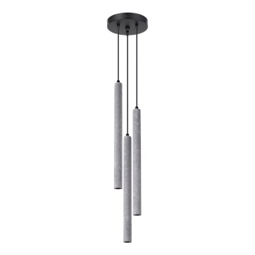 Candelabro suspenso PASTELO 3xG9/8W/230V betão