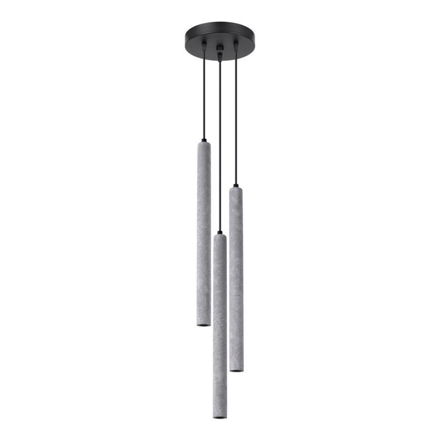 Candelabro suspenso PASTELO 3xG9/8W/230V betão