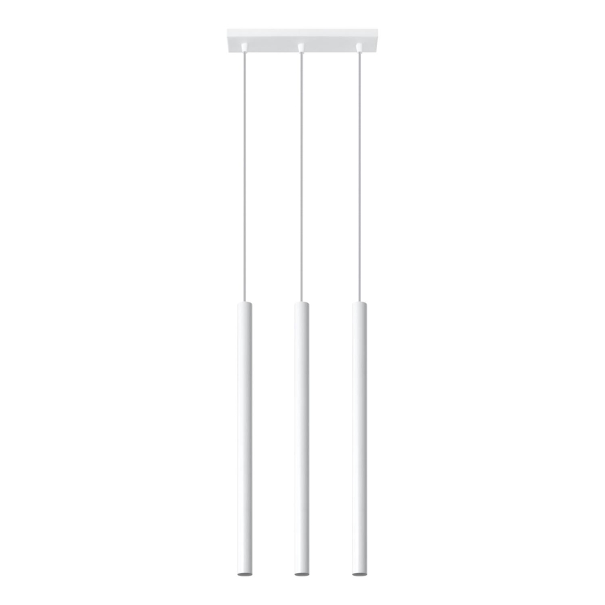 Candelabro suspenso PASTELO 3xG9/8W/230V branco