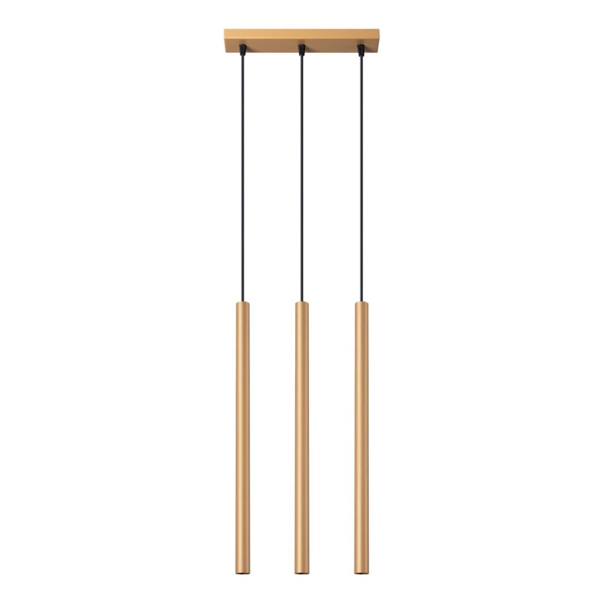 Candelabro suspenso PASTELO 3xG9/8W/230V dourada