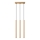 Candelabro suspenso PASTELO 3xG9/8W/230V dourada