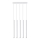 Candelabro suspenso PASTELO 5xG9/8W/230V branco