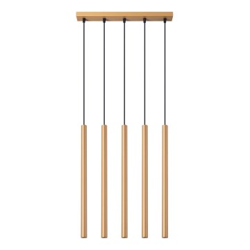 Candelabro suspenso PASTELO 5xG9/8W/230V dourada