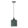Candelabro suspenso PATTI 1xE27/60W/230V diâmetro 15 cm verde