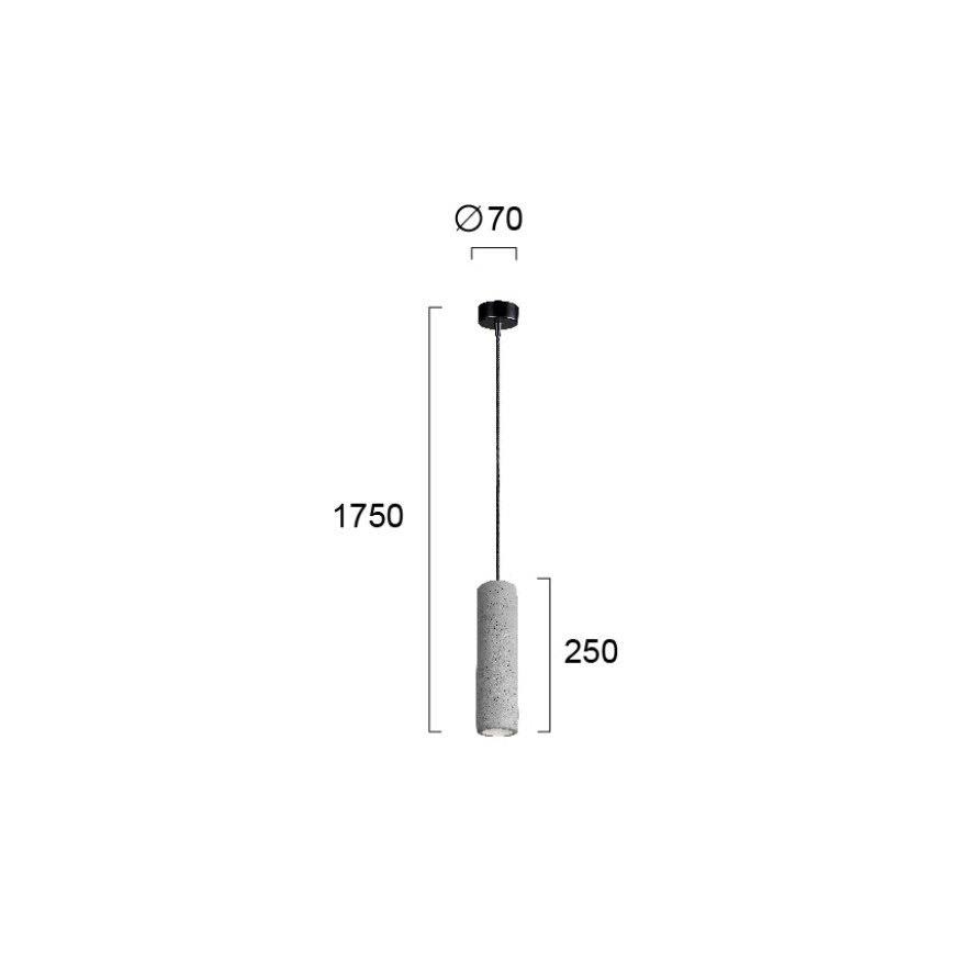 Candelabro suspenso PHENIX 1xGU10/25W/230V