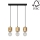 Candelabro suspenso PINO 3xE27/60W/230V pinho - certificado por FSC