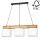 Candelabro suspenso PINO MIX 3xE27/40W/230V pinho - certificado por FSC
