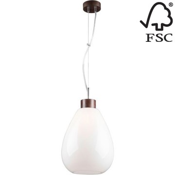 Candelabro suspenso PIRO 1xE27/60W/230V faia - certificado por FSC
