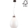 Candelabro suspenso PIRO 1xE27/60W/230V faia - certificado por FSC