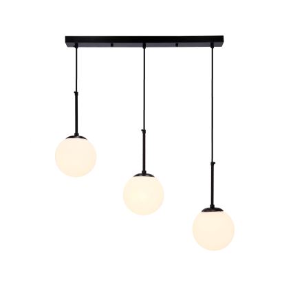 Candelabro suspenso POMPEI 3xE27/40W/230V preto