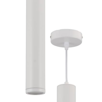 Candelabro suspenso PORTER 1xGU10/8W/230V branco