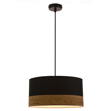 Candelabro suspenso PORTO 1xE27/60W/230V preto/castanho