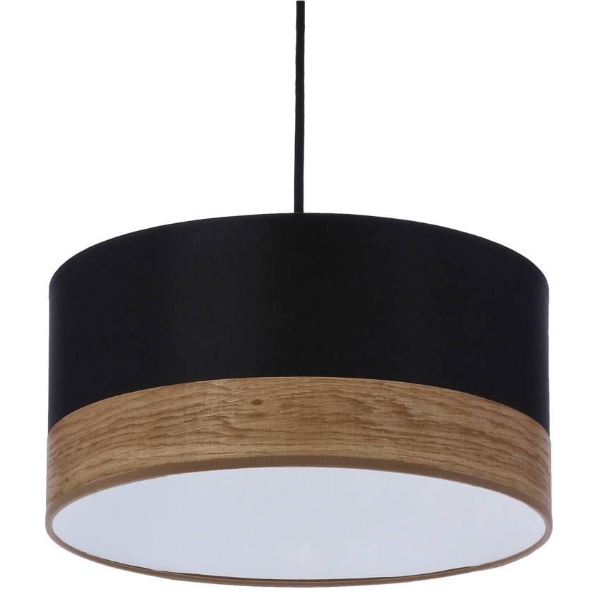 Candelabro suspenso PORTO 1xE27/60W/230V preto/castanho