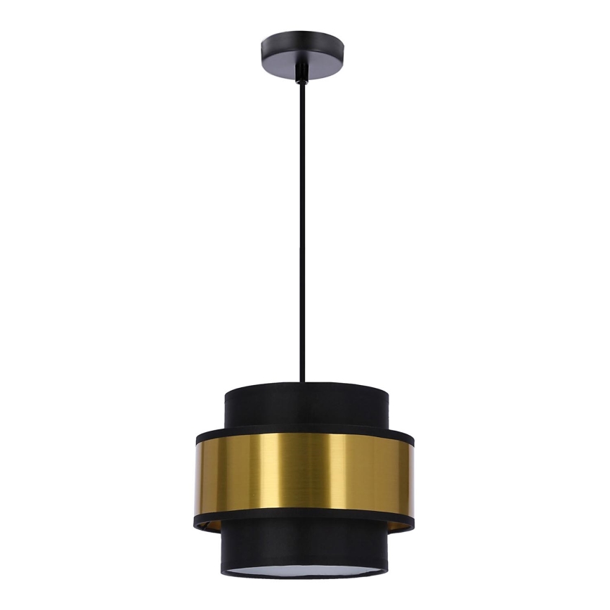 Candelabro suspenso PRESTIGE 1xE27/40W/230V dourada/preto