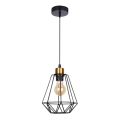 Candelabro suspenso PRIMO 1xE27/60W/230V preto/dourada
