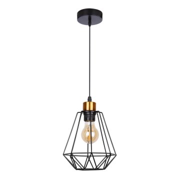 Candelabro suspenso PRIMO 1xE27/60W/230V preto/dourada