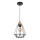 Candelabro suspenso PRIMO 1xE27/60W/230V preto/dourada