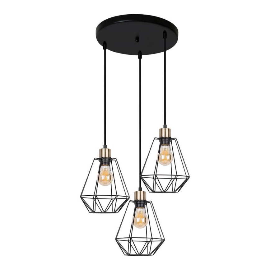 Candelabro suspenso PRIMO 3xE27/60W/230V