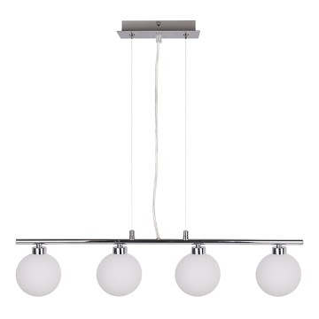 Candelabro suspenso RAISA 4xG9/40W/230V cromado brilhante