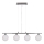 Candelabro suspenso RAISA 4xG9/40W/230V cromado brilhante