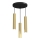 Candelabro suspenso RAITO 3xGU10/8W/230V latão