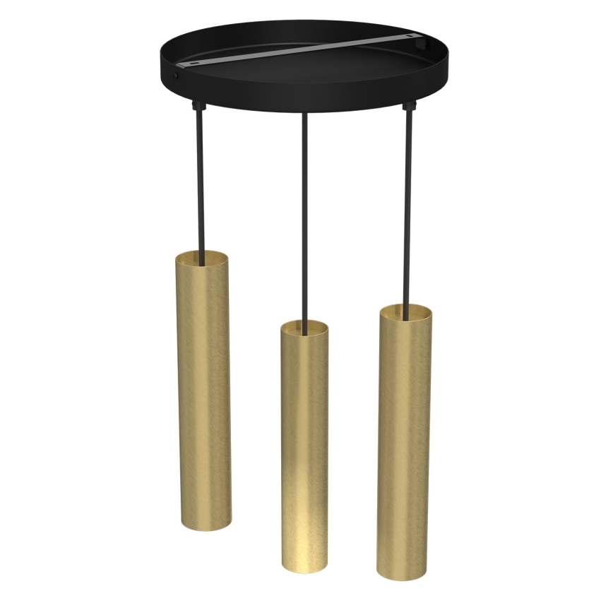 Candelabro suspenso RAITO 3xGU10/8W/230V latão