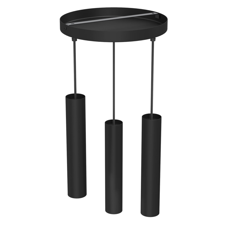 Candelabro suspenso RAITO 3xGU10/8W/230V preto