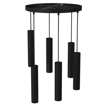 Candelabro suspenso RAITO 6xGU10/8W/230V preto