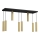 Candelabro suspenso RAITO 8xGU10/8W/230V latão