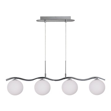 Candelabro suspenso RAMON 4xG9/40W/230V cromado brilhante