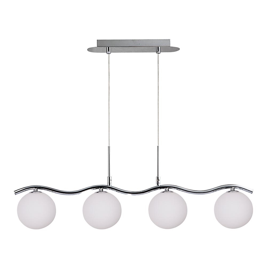 Candelabro suspenso RAMON 4xG9/40W/230V cromado brilhante
