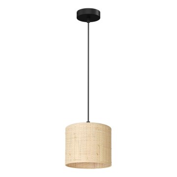 Candelabro suspenso RATTAN 1xE27/60W/230V diâmetro 18 cm vime