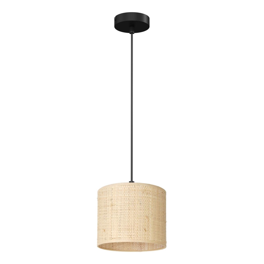 Candelabro suspenso RATTAN 1xE27/60W/230V diâmetro 18 cm vime
