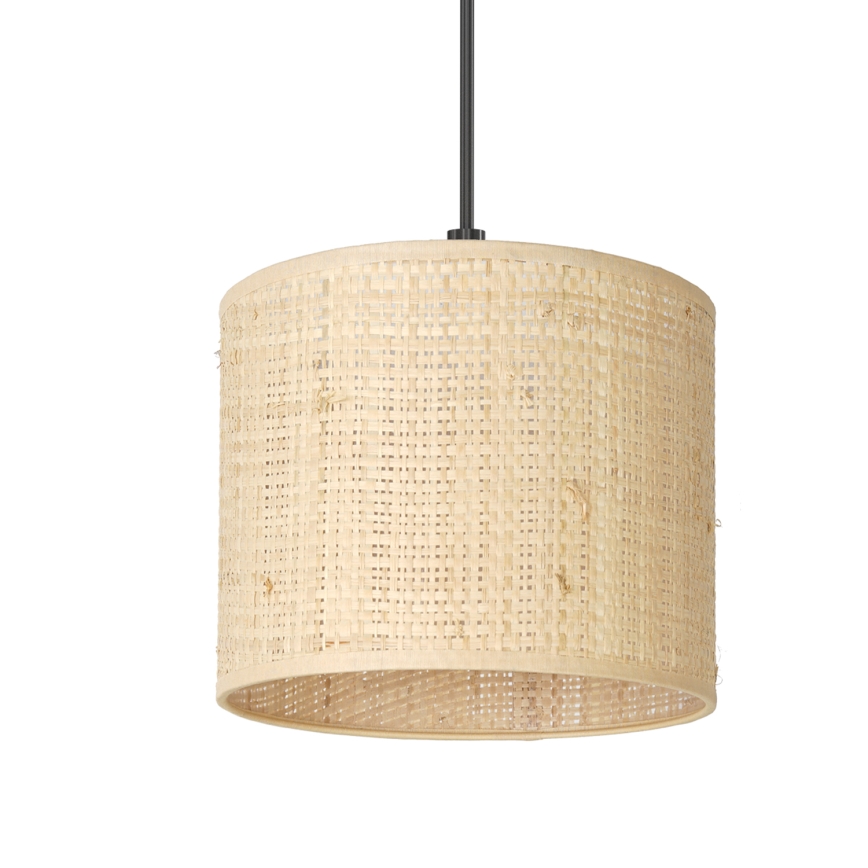 Candelabro suspenso RATTAN 1xE27/60W/230V diâmetro 18 cm vime