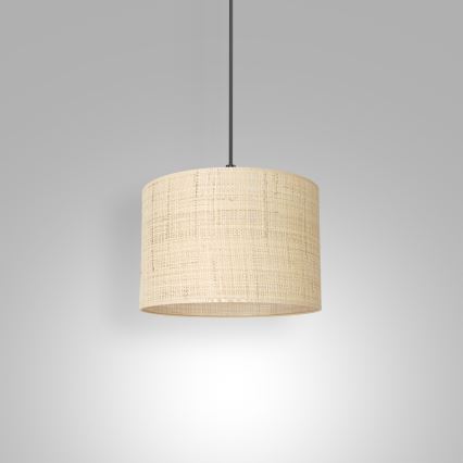 Candelabro suspenso RATTAN 1xE27/60W/230V diâmetro 25 cm vime