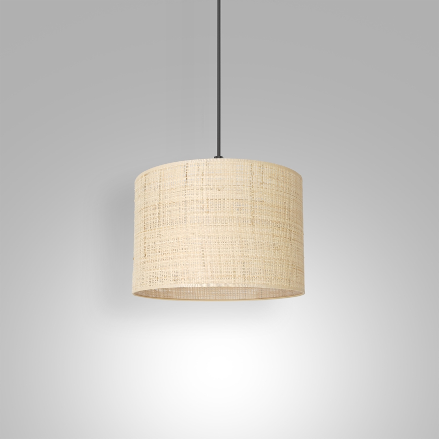 Candelabro suspenso RATTAN 1xE27/60W/230V diâmetro 25 cm vime