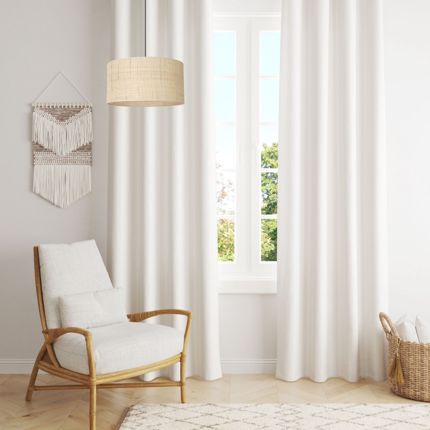 Candelabro suspenso RATTAN 1xE27/60W/230V diâmetro 40 cm vime