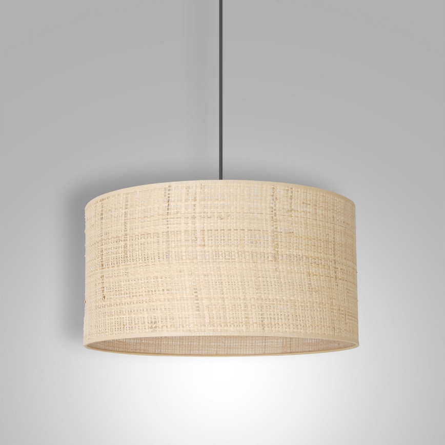 Candelabro suspenso RATTAN 1xE27/60W/230V diâmetro 40 cm vime