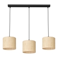 Candelabro suspenso RATTAN 3xE27/60W/230V vime