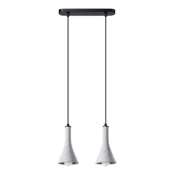 Candelabro suspenso REA 2xE14/12W/230V betão