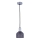 Candelabro suspenso REFLECT 1xE27/15W/230V cinzento/cromado brilhante
