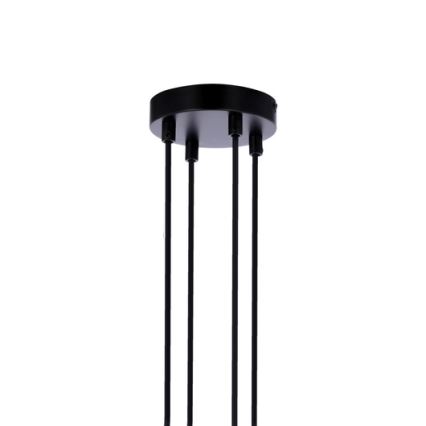 Candelabro suspenso RENO 4xE27/40W/230V preto/castanho