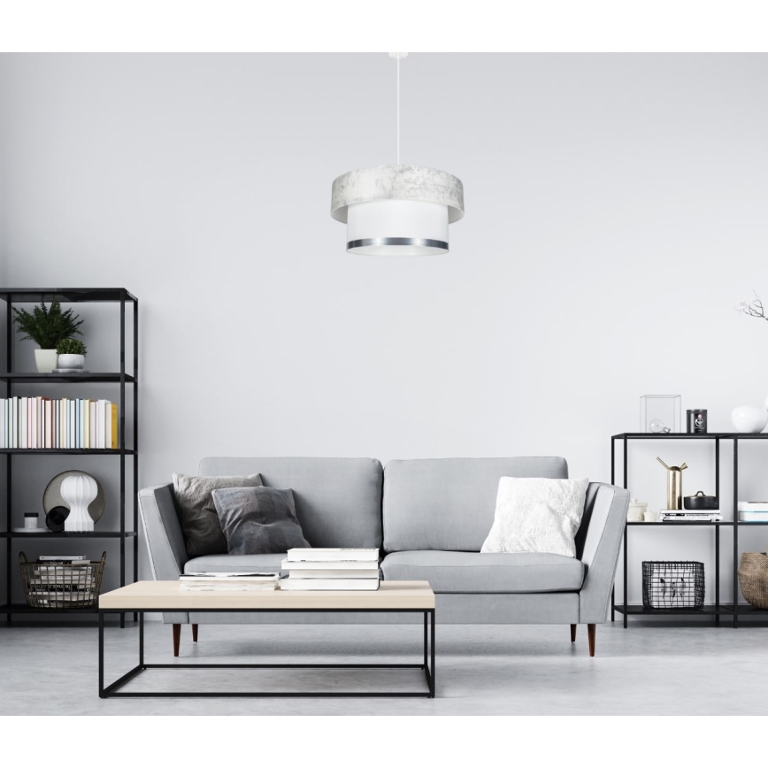 Candelabro suspenso RESSA 1xE27/60W/230V creme
