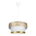 Candelabro suspenso RESSA 1xE27/60W/230V dourada