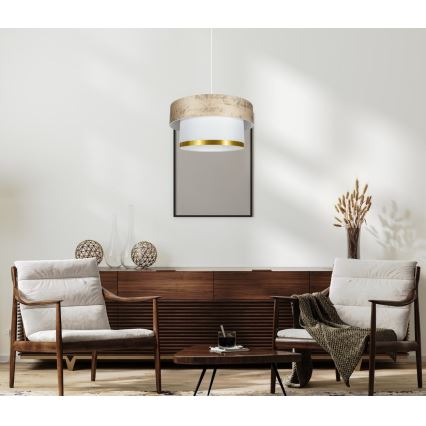 Candelabro suspenso RESSA 1xE27/60W/230V dourada